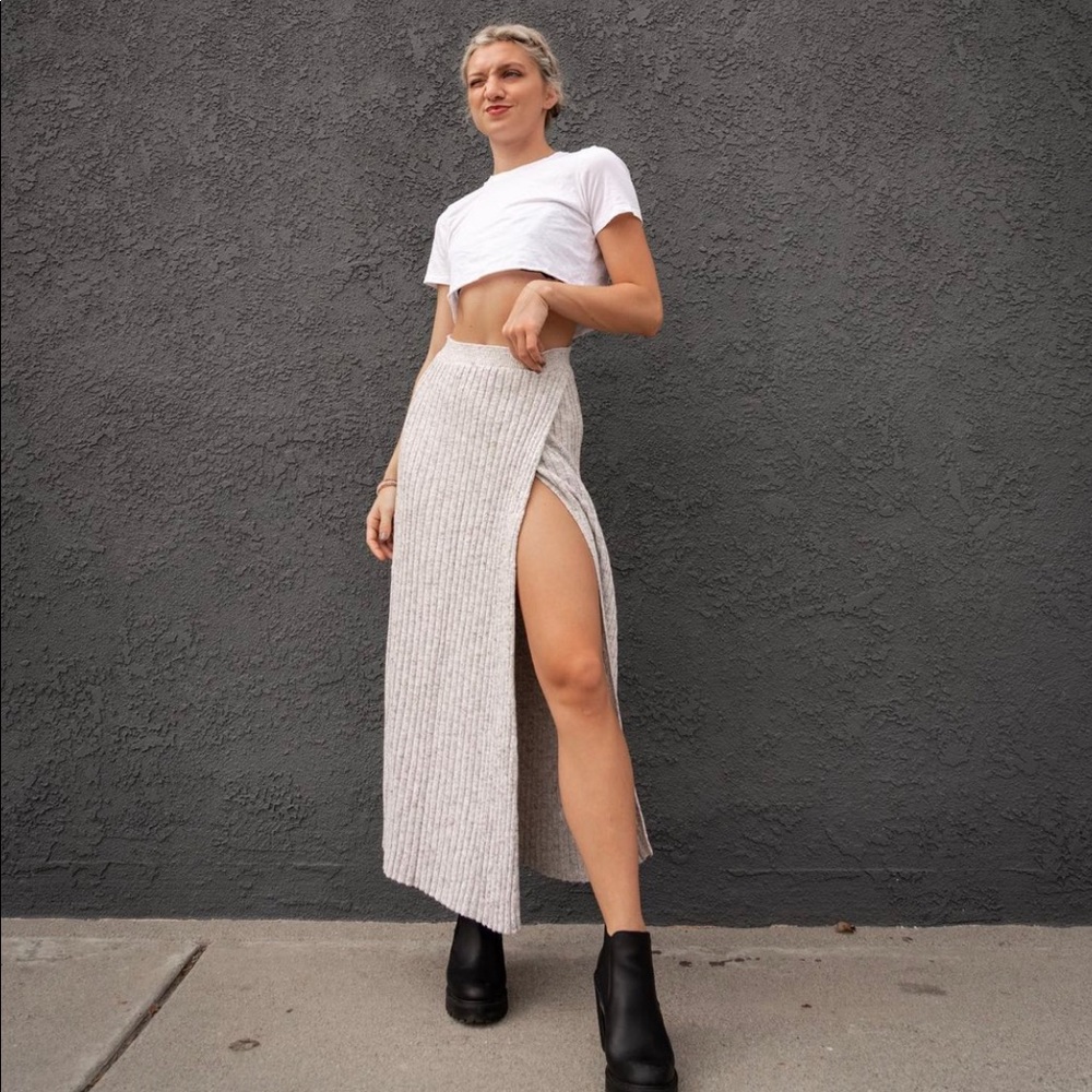 NWOT free people better days midi skirt